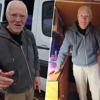 A los 82 años, este estadounidense vive en su furgoneta Mercedes-Benz Sprinter sumamente bien equipada