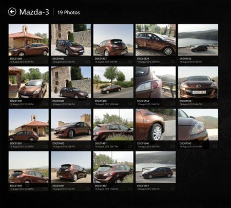 Organización de imágenes en Gallery HD