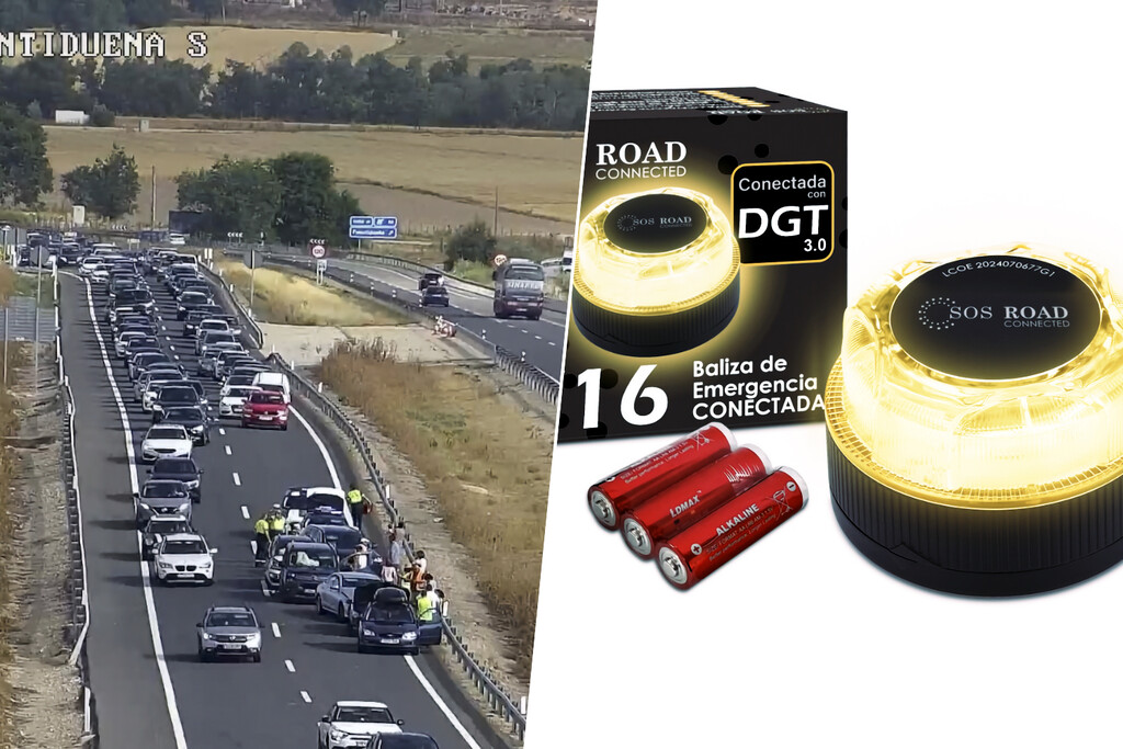 Homologar el mismo producto 24 veces y venderlo con diferentes marcas: el negocio made in china de las balizas V-16 de la DGT