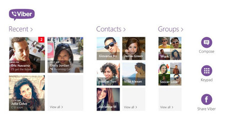 Viber, llamadas y mensajes gratis desde Windows 8. La aplicación de la semana