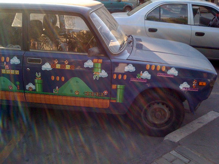 Máxima exclusividad en 8 bits: Lada Riva edición Super Mario Bros 