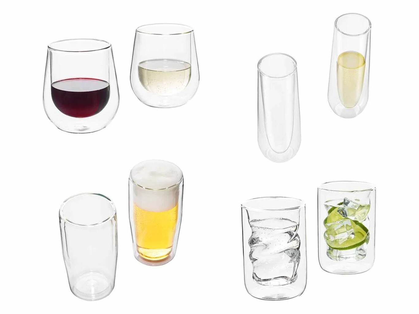 Lidl Has Some Doublewalled Glasses That Keep Drinks Cold Or Hot For