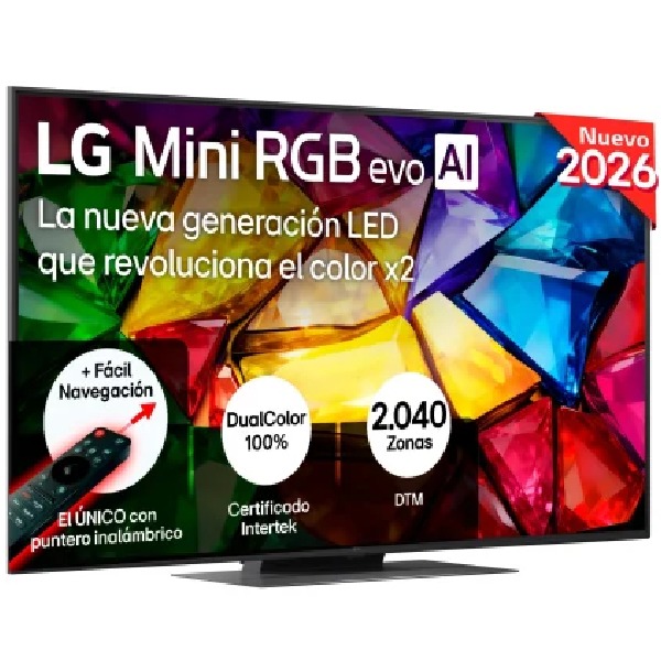 Smart TV Mini RGB evo 55'' (139,7 cm) LG MRGB86B6A con IA, 4K UHD, 144 Hz