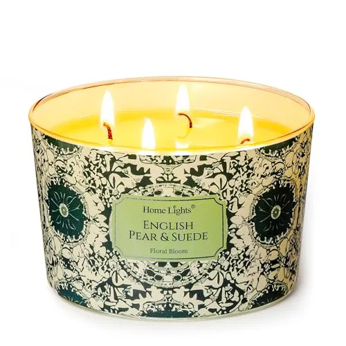 HomeLights Velas de cera de soja perfumadas para el hogar