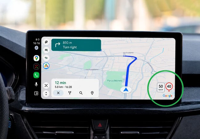 Velocimetro Google Maps En Android Auto