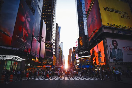 Manhattanhenge Times Square