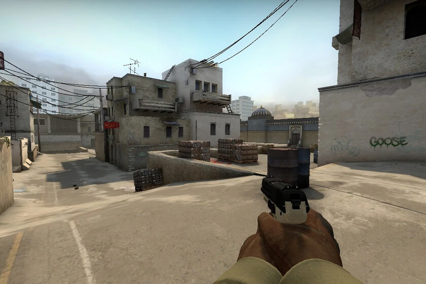 Hace más de 10 años que alguien recreó el mapa de Dust 2 de Counter Strike en la vida real y parece que todavía sigue en pie