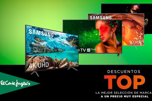 Ofertas Top en El Corte Inglés: 28 smart TVs de LG, Samsung, Sony o Philips con descuentos de hasta el 50%
