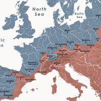 La gran divisoria europea: el mapa que parte en dos el continente a través de sus dos grandes cuencas hidrográficas 