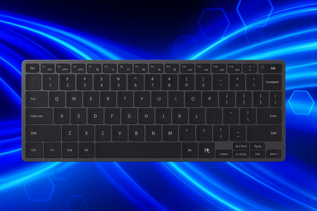 Aunque parece uno más, con este teclado de Samsung podrás llevarte tu “escritorio” con IA y DeX a cualquier parte 