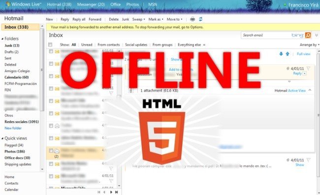 Hotmail offline