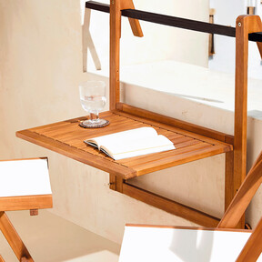 El Corte Inglés tiene la mesa perfecta para tomar el aperitivo incluso en balcones enanos y además está en oferta 