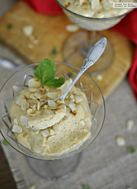Mousse de turrón