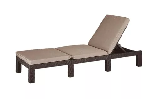 Keter Daytona Deluxe-Tumbona de Jardín con Respaldo reclinable en 4 Posiciones