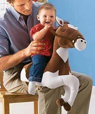 Po-Knee: montar a caballo sobre las faldas de papá