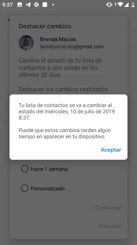 contactos android