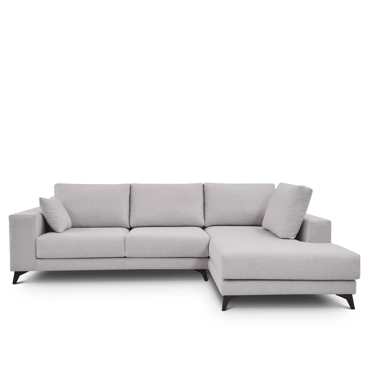 Sofá tapizado con chaiselongue derecha Nido El Corte Inglés Crudo 250 cm