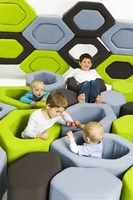 Honeycubes: bloques flexibles para jugar y decorar