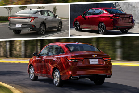 Nissan Versa Vs Kia K3 Vs Chevrolet Aveo Mexico
