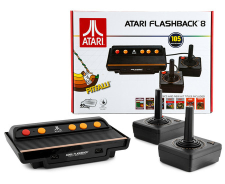 Consola retro Atari Flashback 8, con 105 juegos y dos mandos, en oferta hoy a precio de los ochenta: por sólo 29 euros