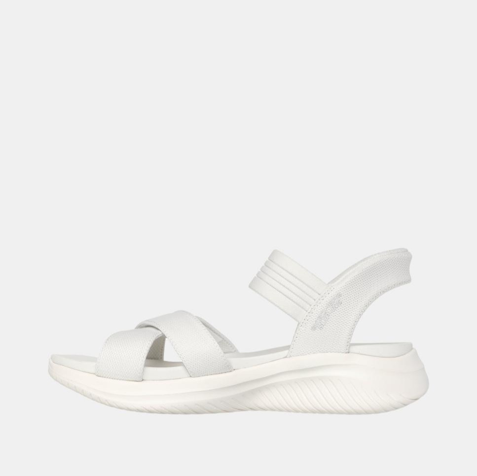 Sandalia slip ins para poner sin manos Blanco roto Skechers