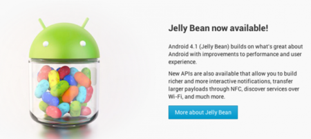 Ya está disponible el SDK de Android 4.1 Jelly Bean presentado en Google IO 2012