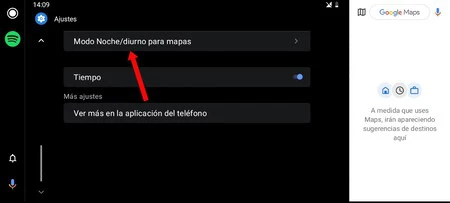 Android Auto Modo Oscuro