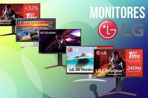 7 monitores gaming y de trabajo de LG en oferta hasta mañana en Amazon