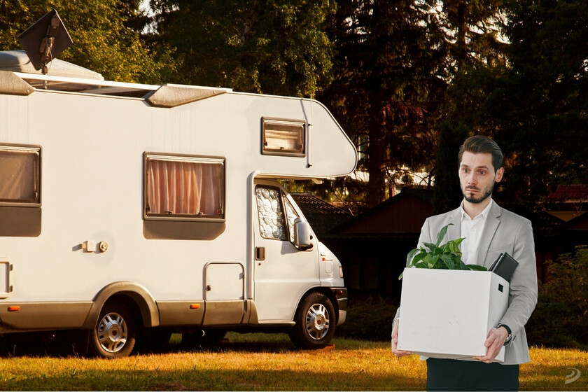 Perdió su trabajo de 135.000 euros, ha sido rechazado de 800 empleos y ahora vive en una caravana: "No le guardó rencor a la IA"