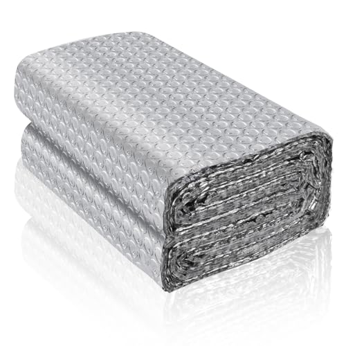 Aislante térmico reflexivo rollo aislante termico de aluminio lámina reflectora de radiador paneles aislantes termicos ventanas pared (3m×60cm)