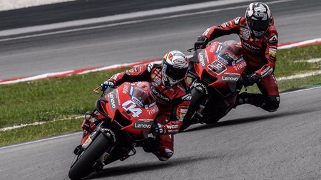Dovizioso Petrucci Sepang Motogp 2020
