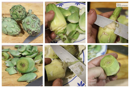 Limpiar Alcachofas