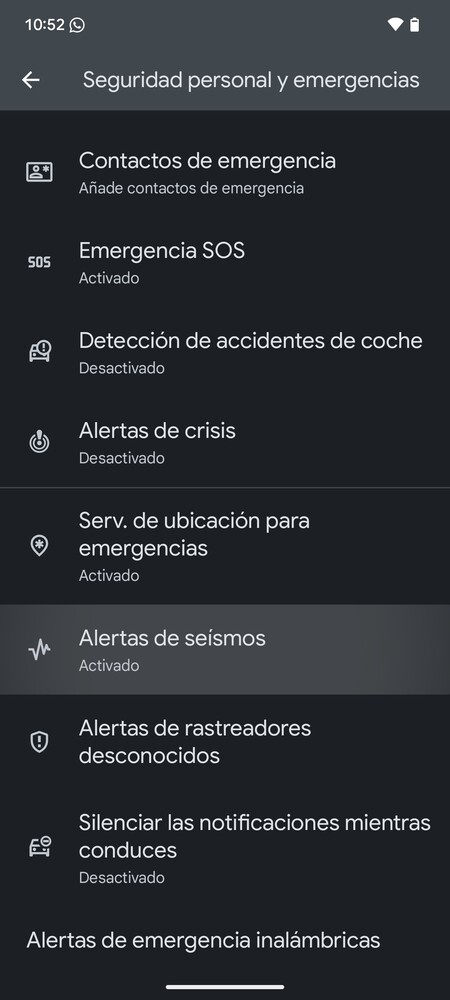 Alertas de seismos