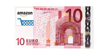 10 euros gratis en Amazon al usar su app para iOS y Android