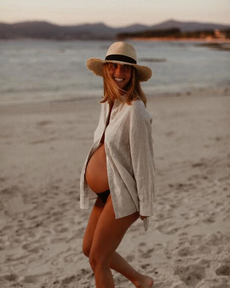 Lucía Bárcena tiene el bañador y el bikini de Women' Secret que mejor sientan si estás embarazada