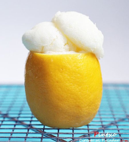 Receta de helado de limón. Postres