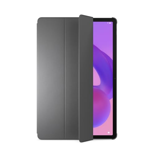 Lenovo Folio Idea Tab Pro (Protección a Impactos, Cuero de Poliuretano, Fácil Agarre, Función Reposo/Activado, Acople Magnético para Lápiz Óptico) - Color Gris