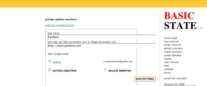 Basicstate, monitorizando nuestros sitios web y ser alertados en caso de problemas