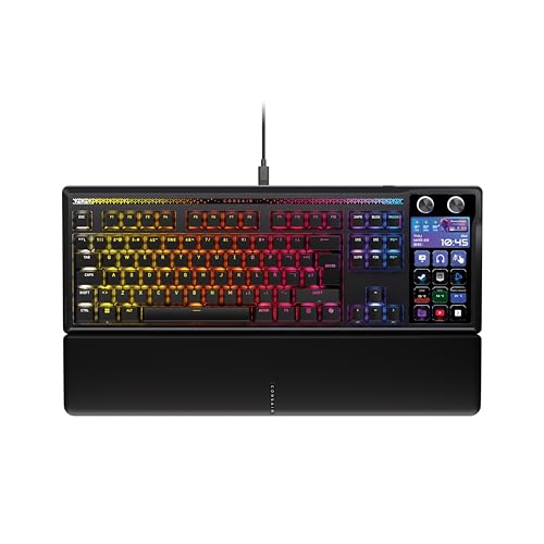 Corsair Galleon 100 SD RGB Wired Mechanical Gaming Keyboard – Spanish QWERTY, Stream Deck Integration, Pre-Lubricated and Interchangeable MLX Pulse Key Switches, SOCD FlashTap, 8000Hz