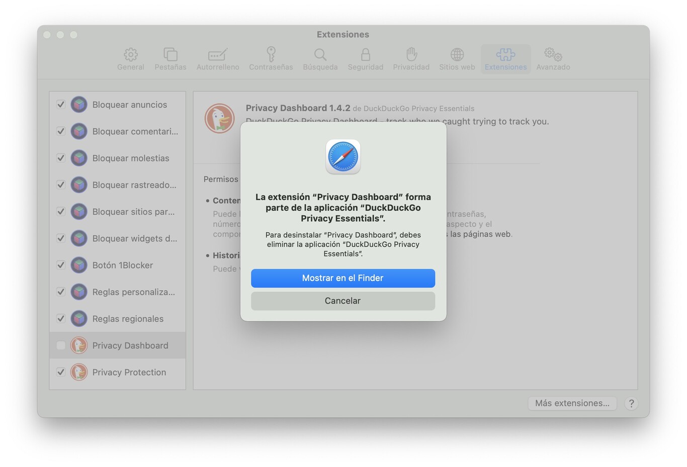 Cómo añadir, ver y eliminar extensiones de Safari en nuestro Mac