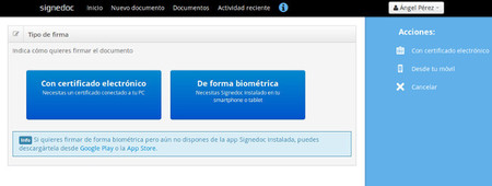 Signedoc Web Signature