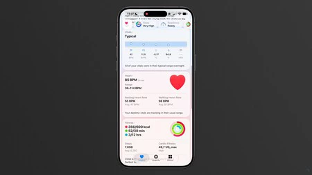 Pestaña principal de la nueva App Salud