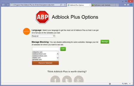 AdBlock Plus llega a Internet Explorer