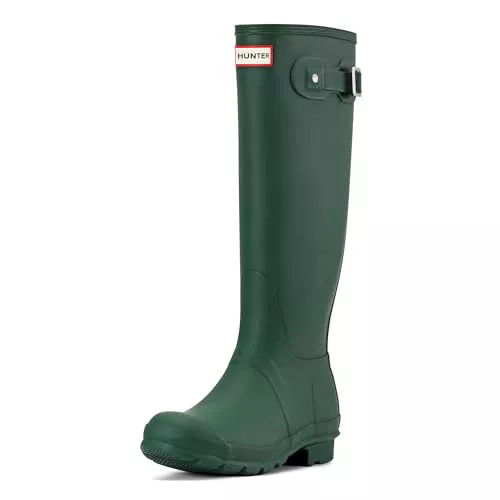 Hunter Wellington Boots, Botas de Lluvia para Mujer, Verde Hunter Grün, 37 EU