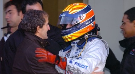 Alain Prost busca un test de F1 para su hijo