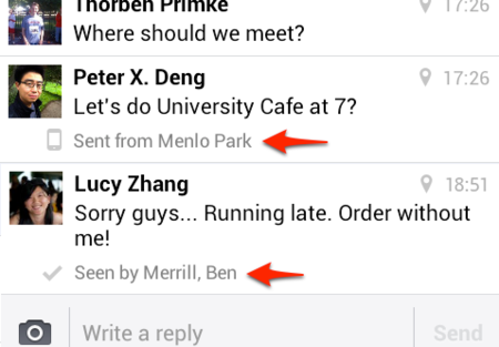 Facebook Messenger, ahora con confirmación de lectura