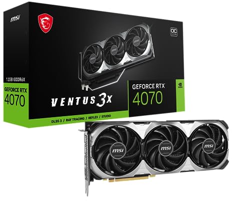 MSI VGA NVIDIA RTX 4070 Ventus 3X E 12G OC