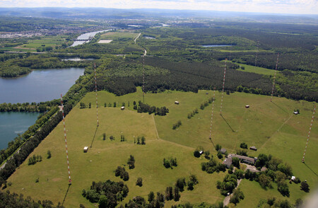 Sendeanlage Mainhausen Mainflingen Dcf77 Zeitzeichen Luftbild