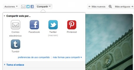 Flickr permite compartir a Pinterest manteniendo el crédito de la imagen