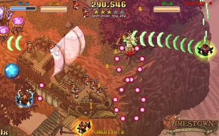'Jamestown: Legend of the Lost Colony'. Explorando Marte en el siglo XVII. Vídeo de este shoot'em up de la vieja escuela